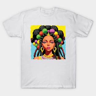 Black Woman with Beautiful Dreadlocks T-Shirt